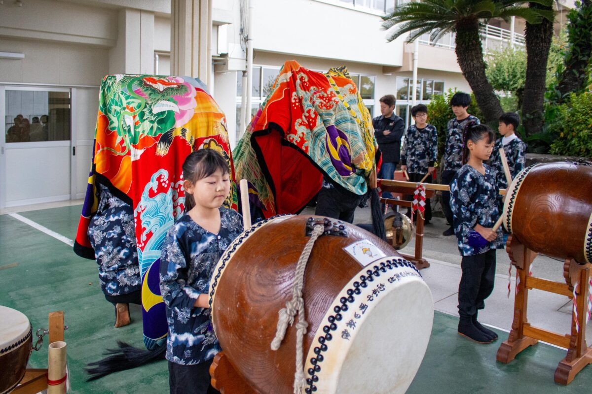 2023年 第39回四箇地区文化祭 演舞1回目 上小原獅子組