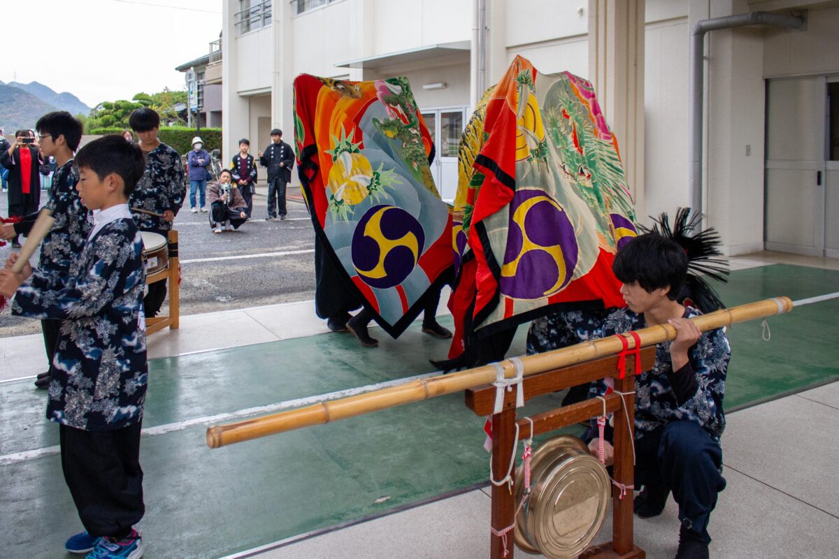 2023年 第39回四箇地区文化祭 演舞1回目 上小原獅子組