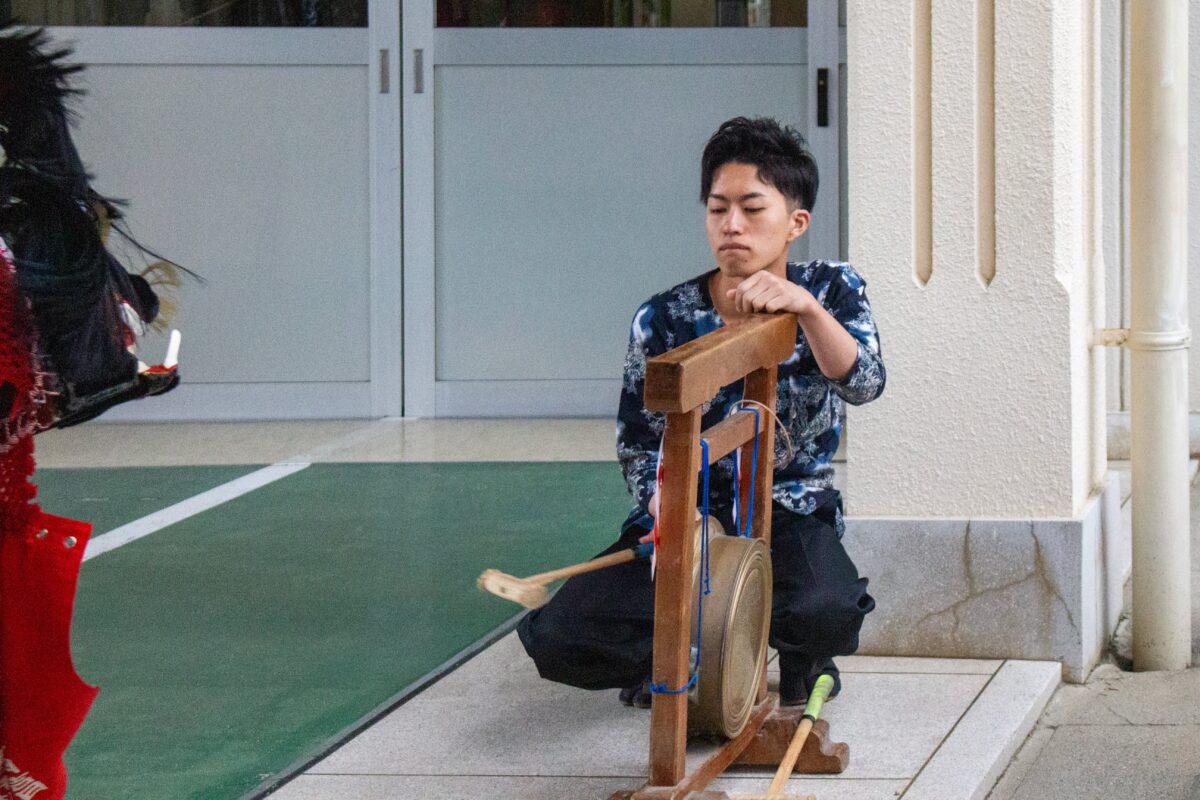 2023年 第39回四箇地区文化祭 演舞1回目 上小原獅子組