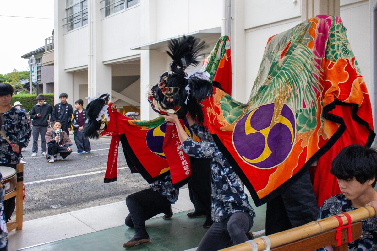 2023年 第39回四箇地区文化祭 演舞1回目 上小原獅子組