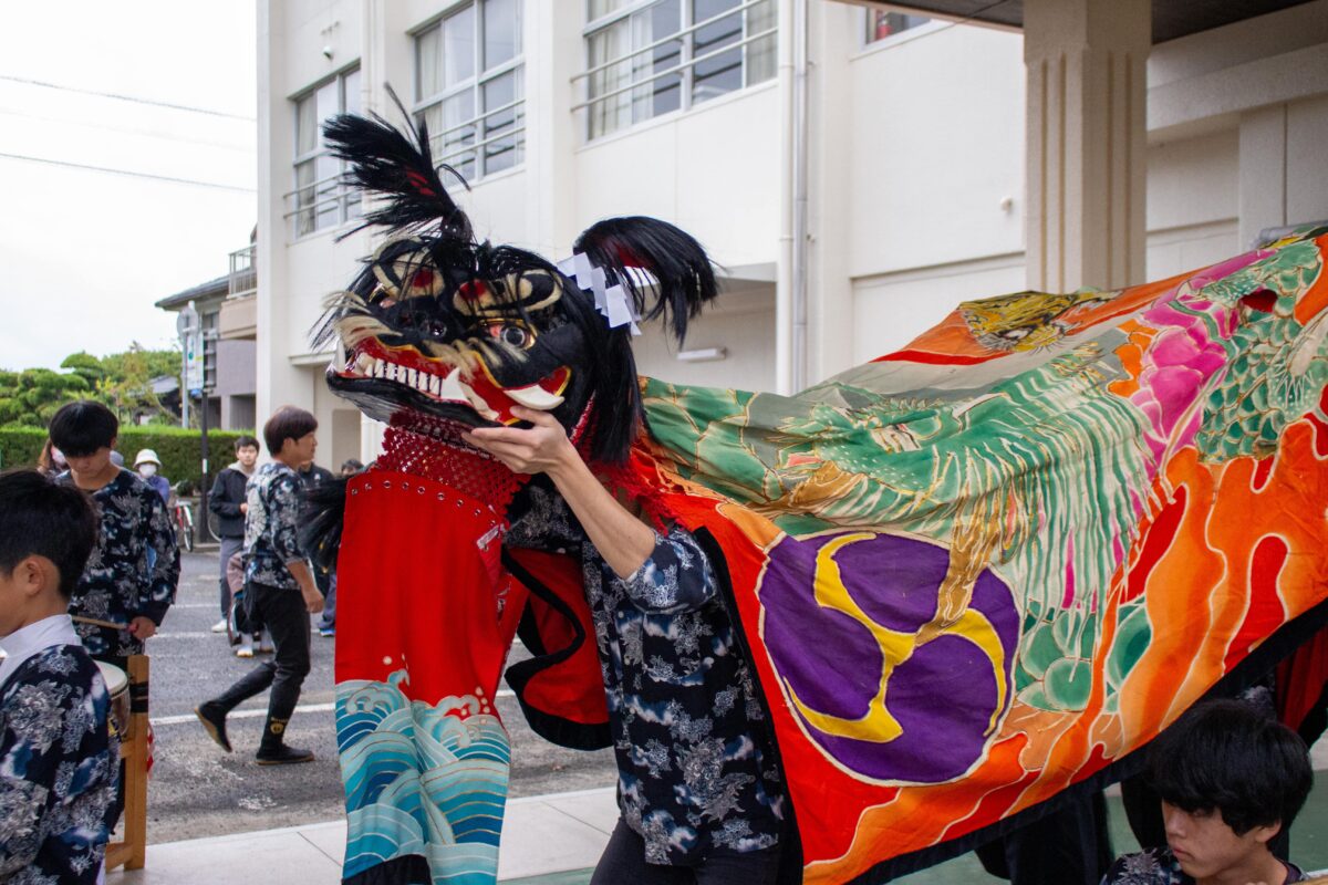 2023年 第39回四箇地区文化祭 演舞1回目 上小原獅子組