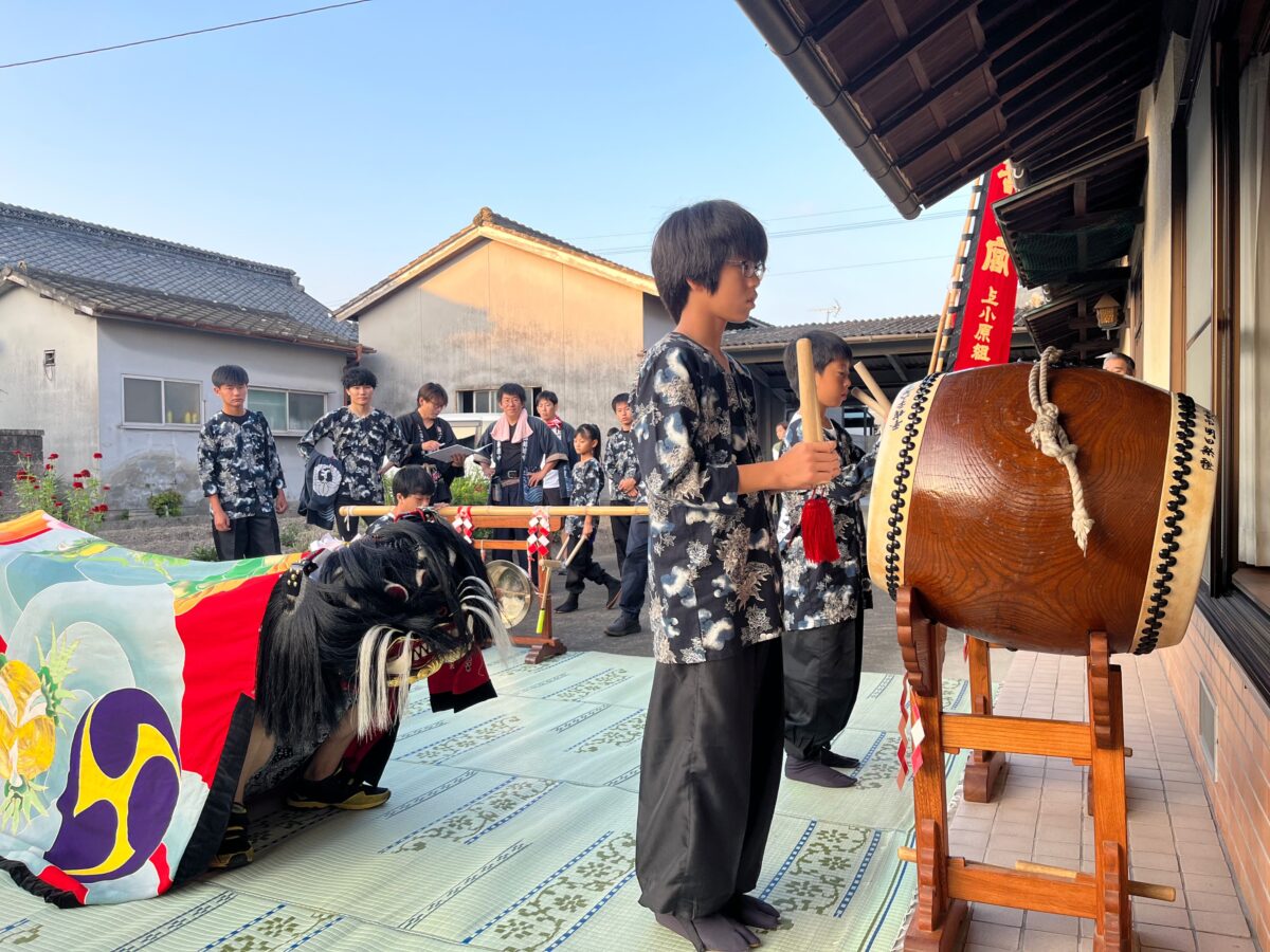 2023年 多度津町山階 秋祭り 村遣い 上小原獅子組