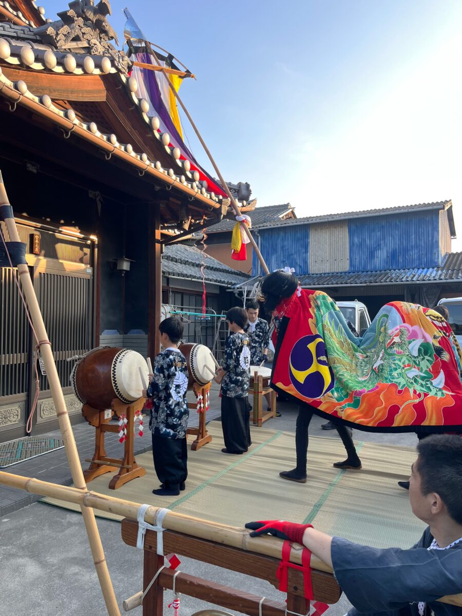 2023年 多度津町山階 秋祭り 村遣い 上小原獅子組