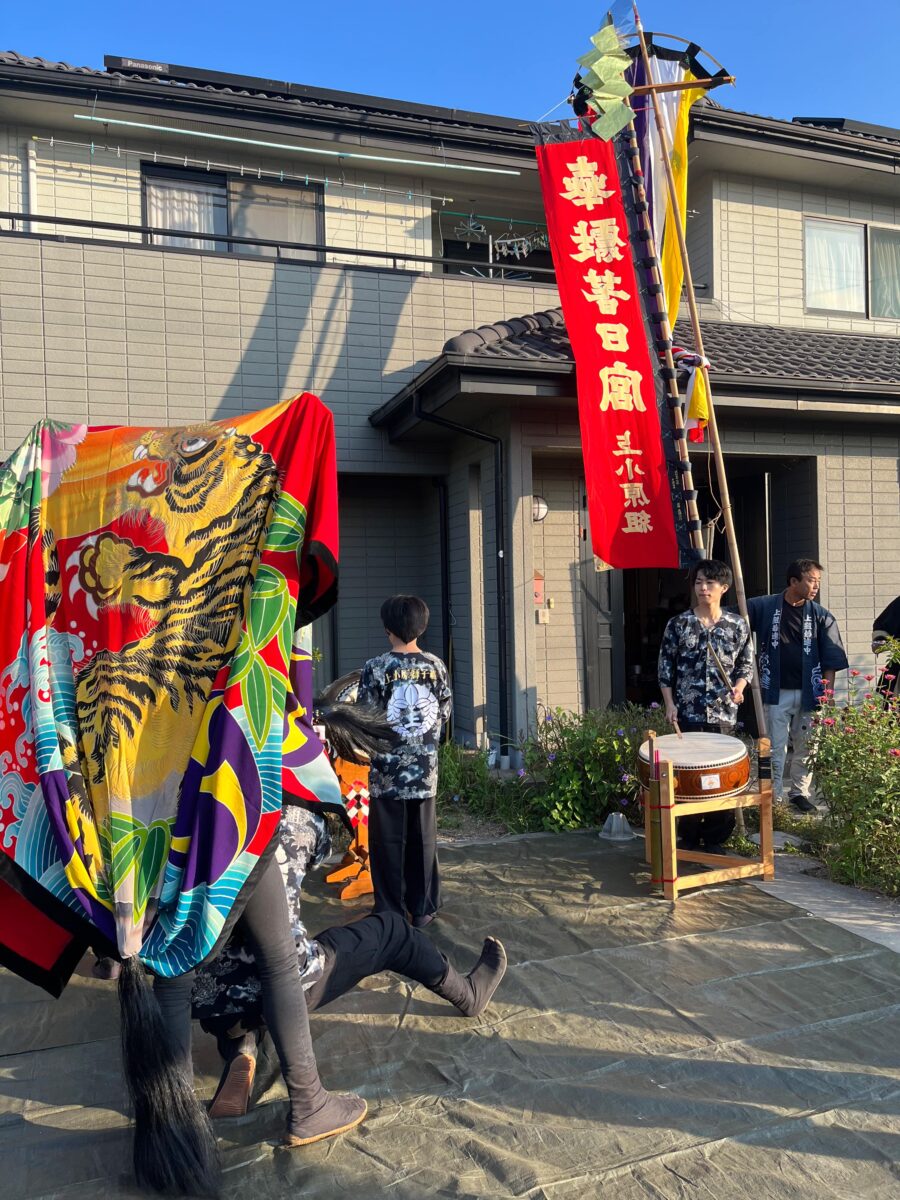 2023年 多度津町山階 秋祭り 村遣い 上小原獅子組