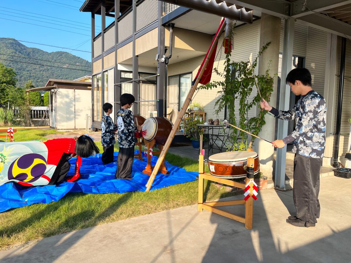 2023年 多度津町山階 秋祭り 村遣い 上小原獅子組