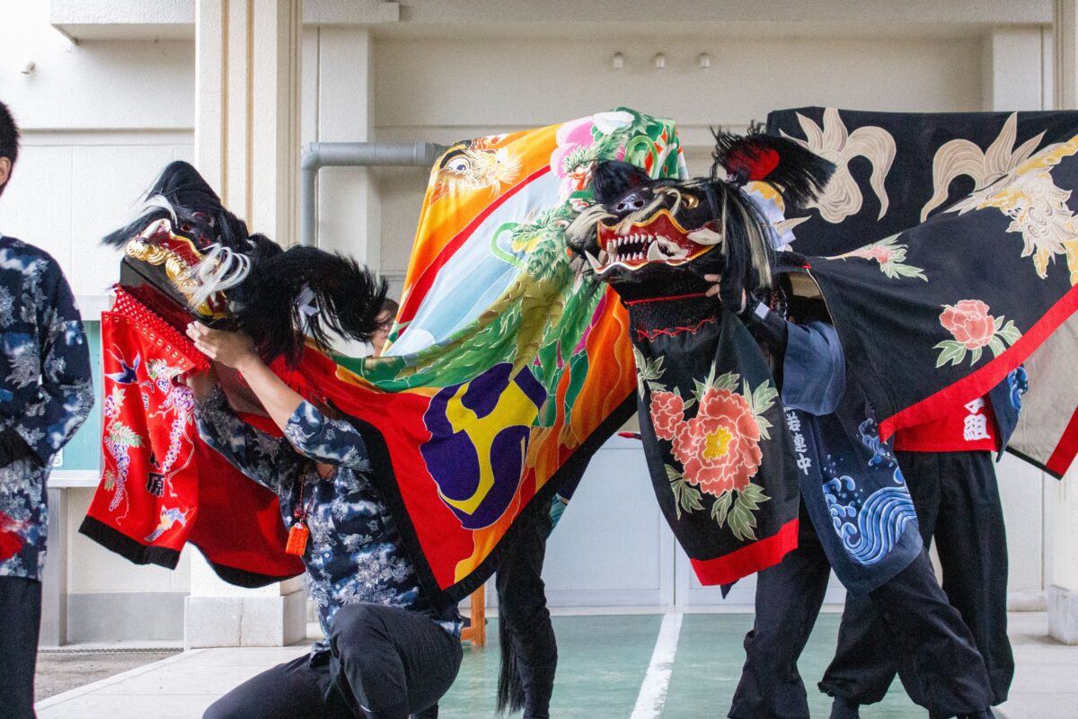 2023年 第39回四箇地区文化祭 演舞2回目 上小原獅子組