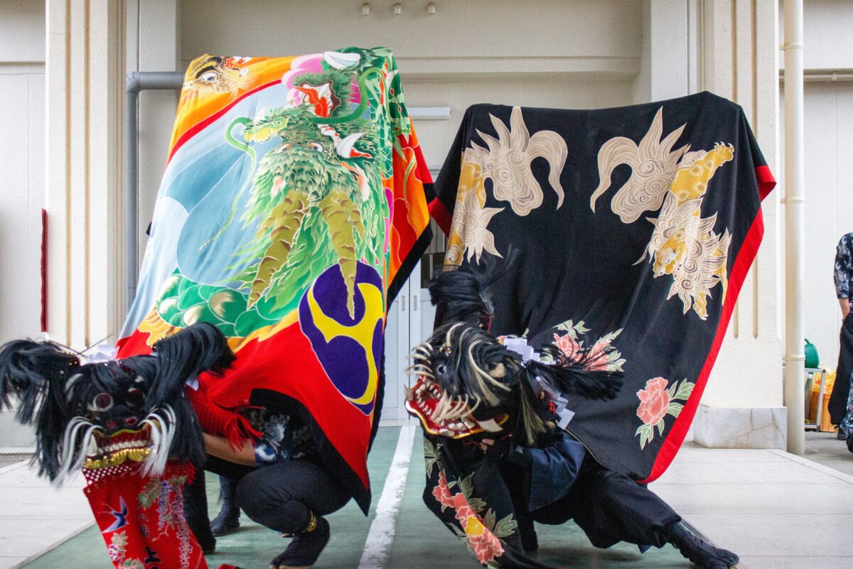 2023年 第39回四箇地区文化祭 演舞2回目 上小原獅子組