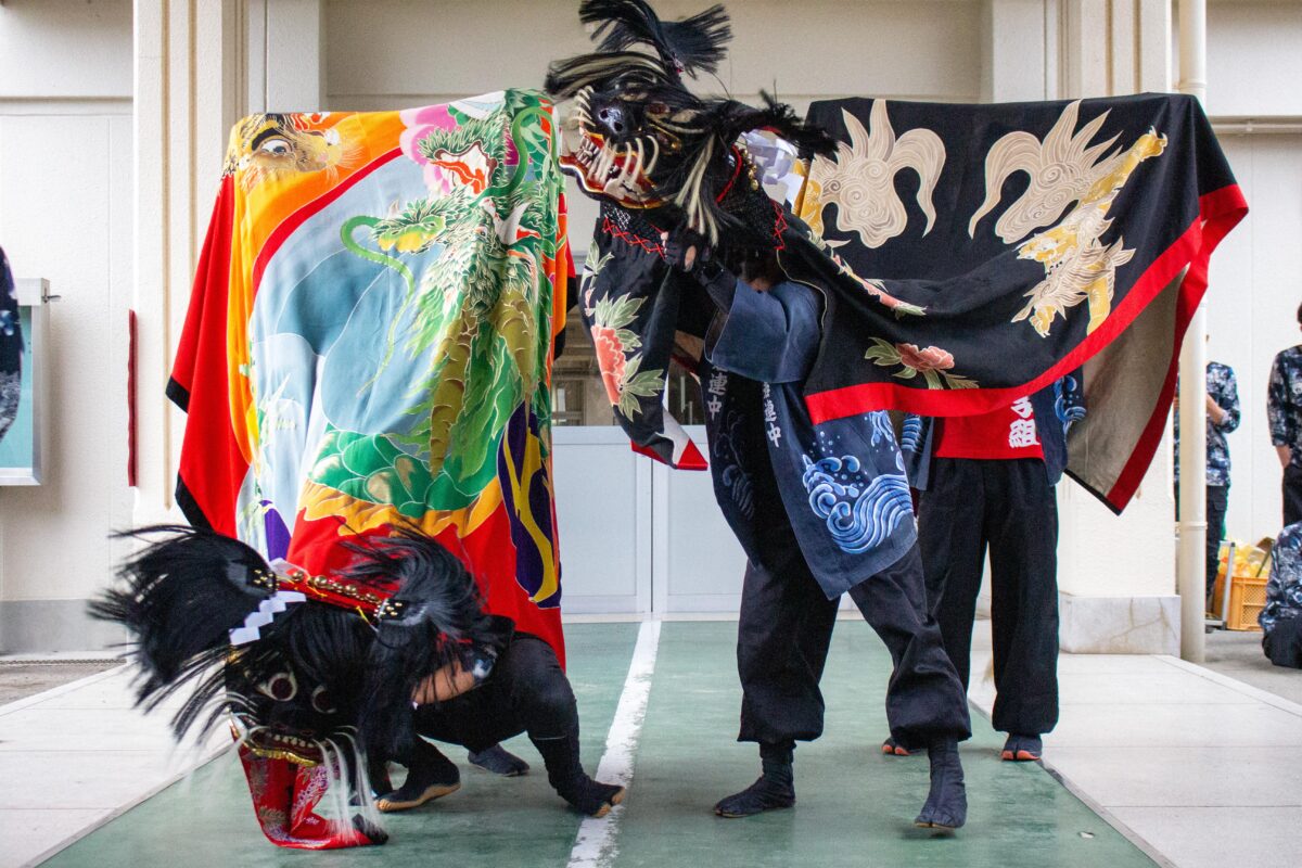 2023年 第39回四箇地区文化祭 演舞2回目 上小原獅子組
