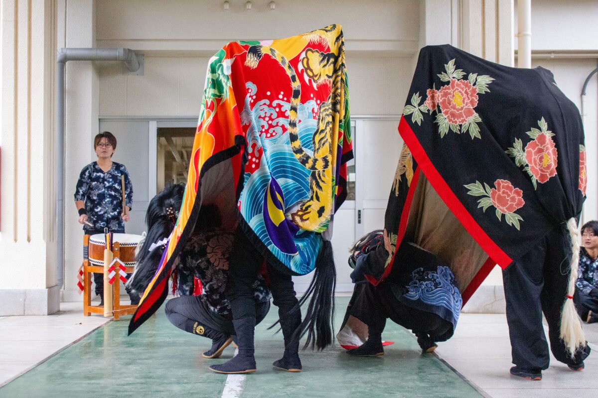 2023年 第39回四箇地区文化祭 演舞2回目 上小原獅子組