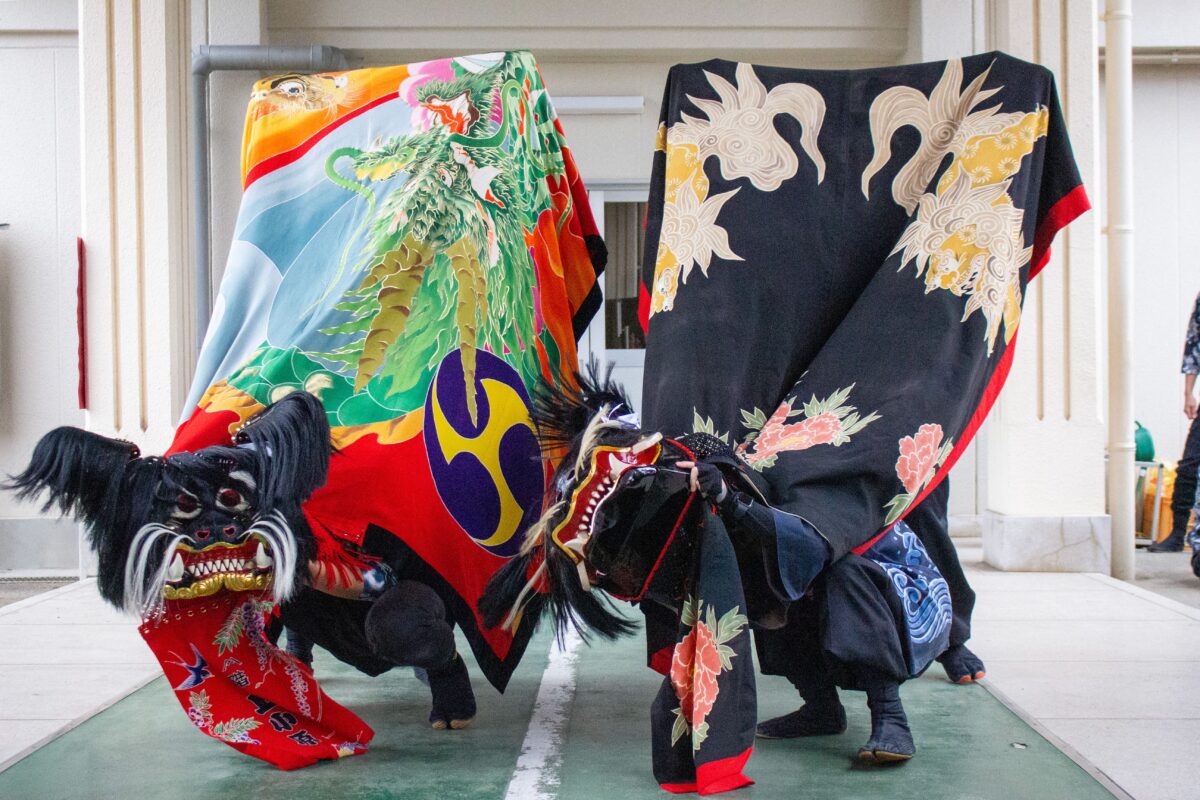 2023年 第39回四箇地区文化祭 演舞2回目 上小原獅子組