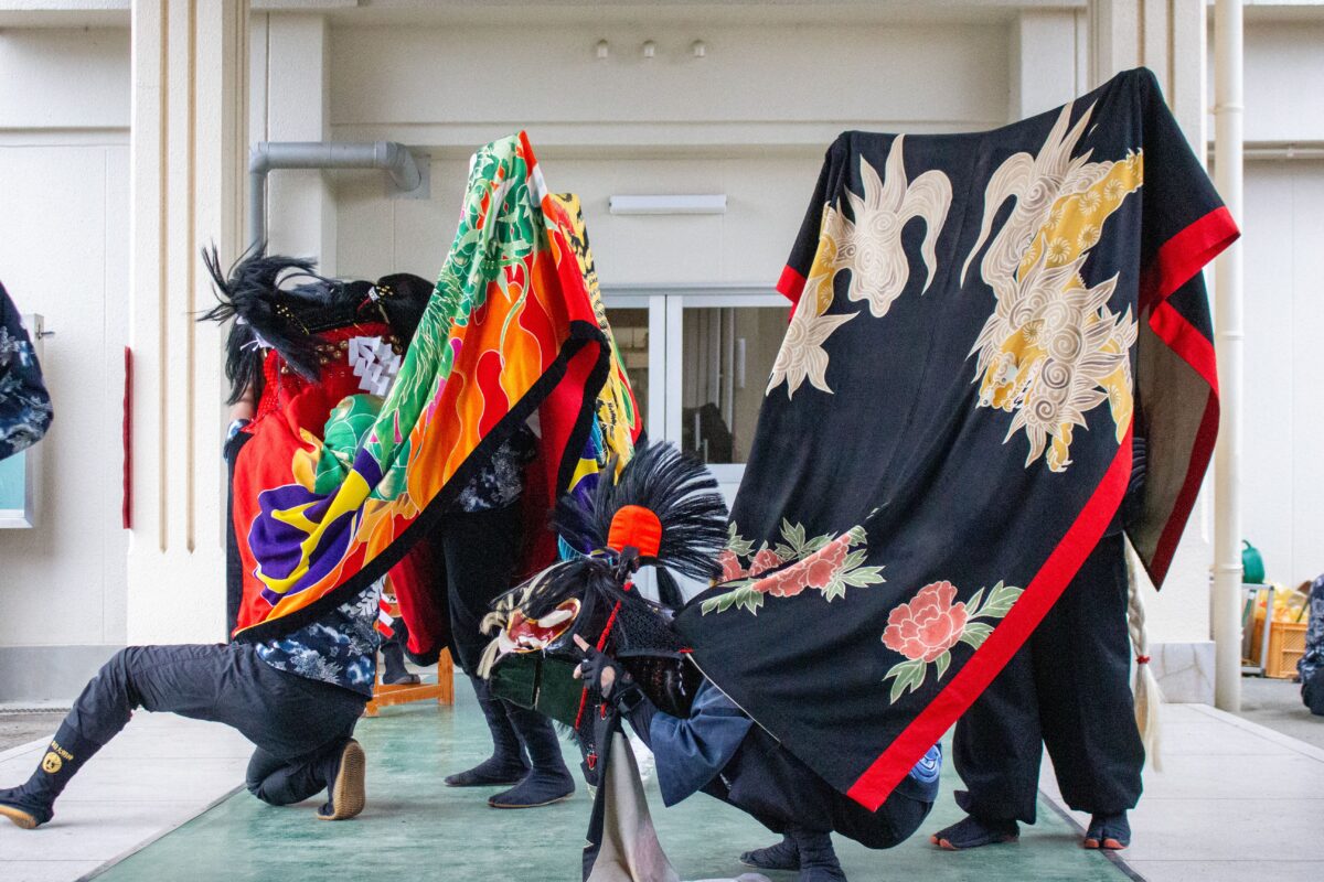 2023年 第39回四箇地区文化祭 演舞2回目 上小原獅子組