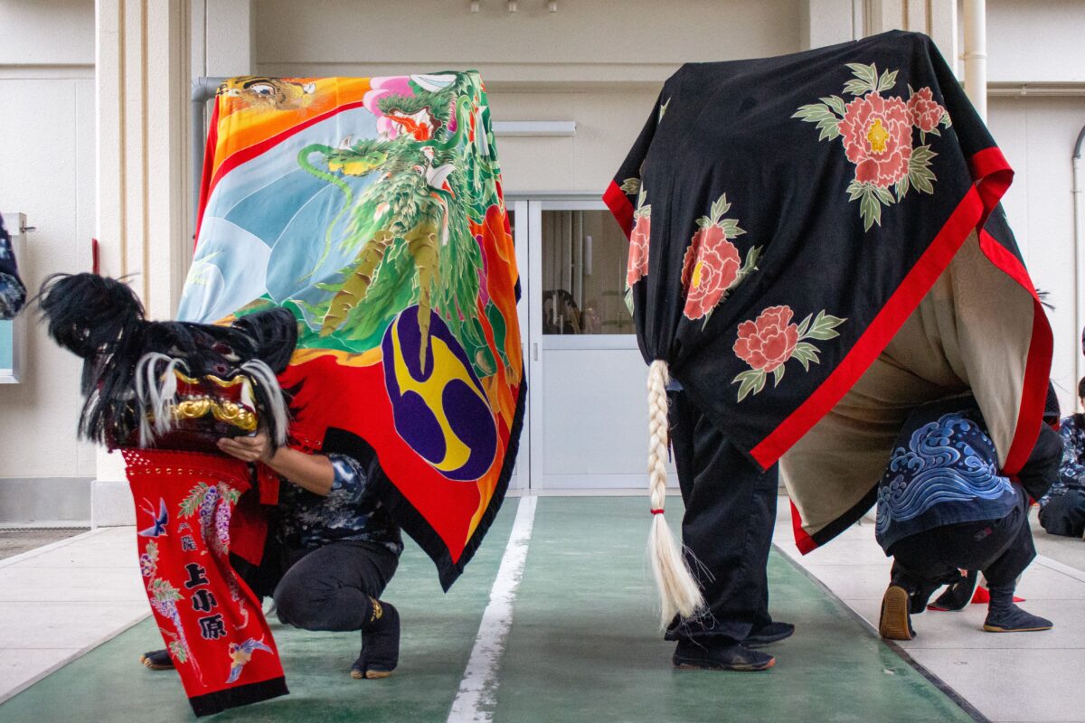 2023年 第39回四箇地区文化祭 演舞2回目 上小原獅子組