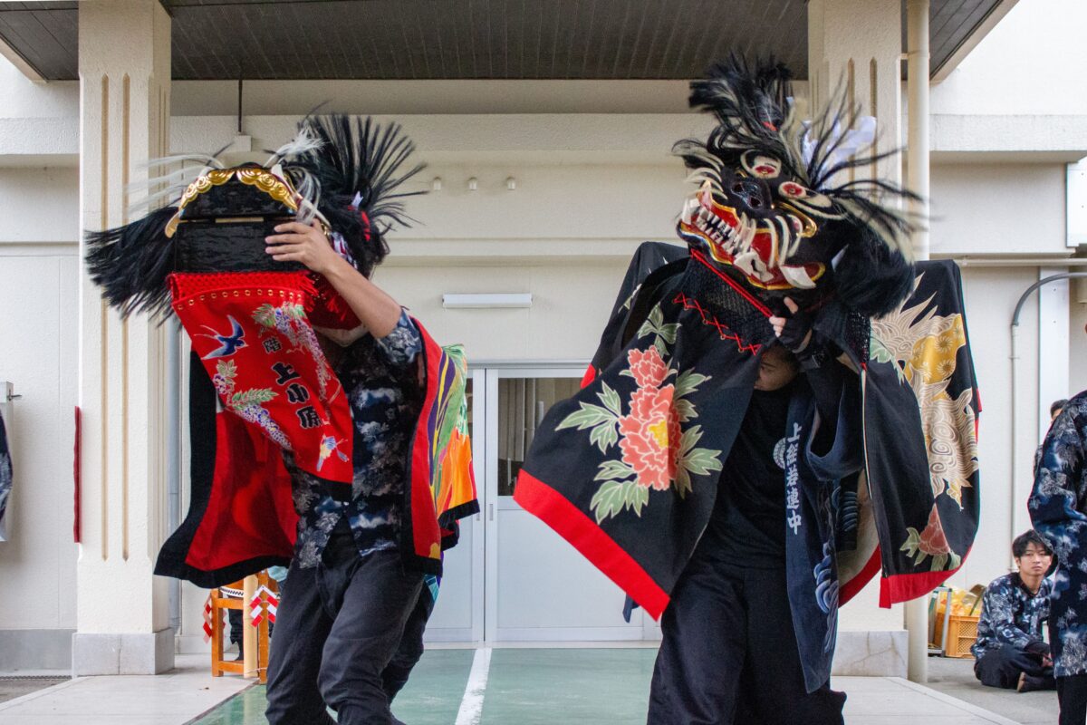 2023年 第39回四箇地区文化祭 演舞2回目 上小原獅子組