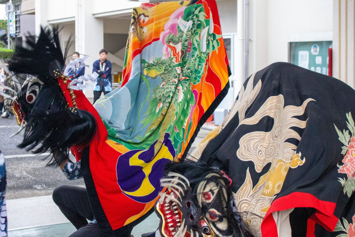 2023年 第39回四箇地区文化祭 演舞2回目 上小原獅子組