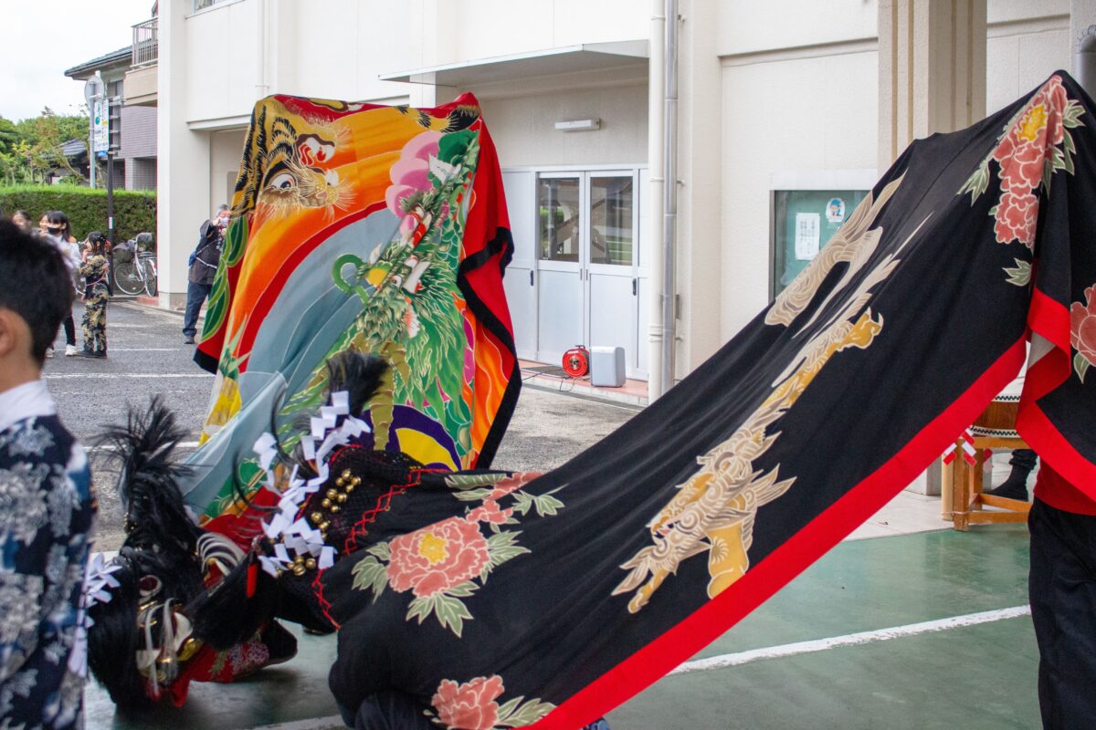 2023年 第39回四箇地区文化祭 演舞2回目 上小原獅子組