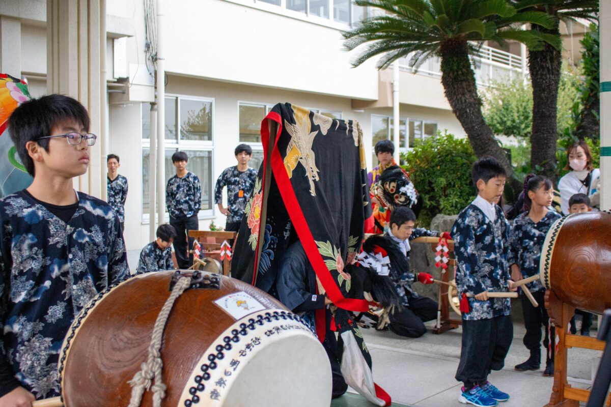 2023年 第39回四箇地区文化祭 演舞2回目 上小原獅子組