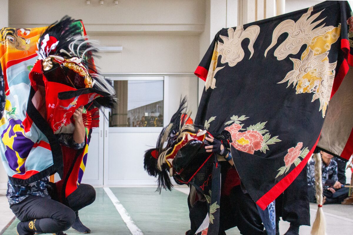 2023年 第39回四箇地区文化祭 演舞2回目 上小原獅子組