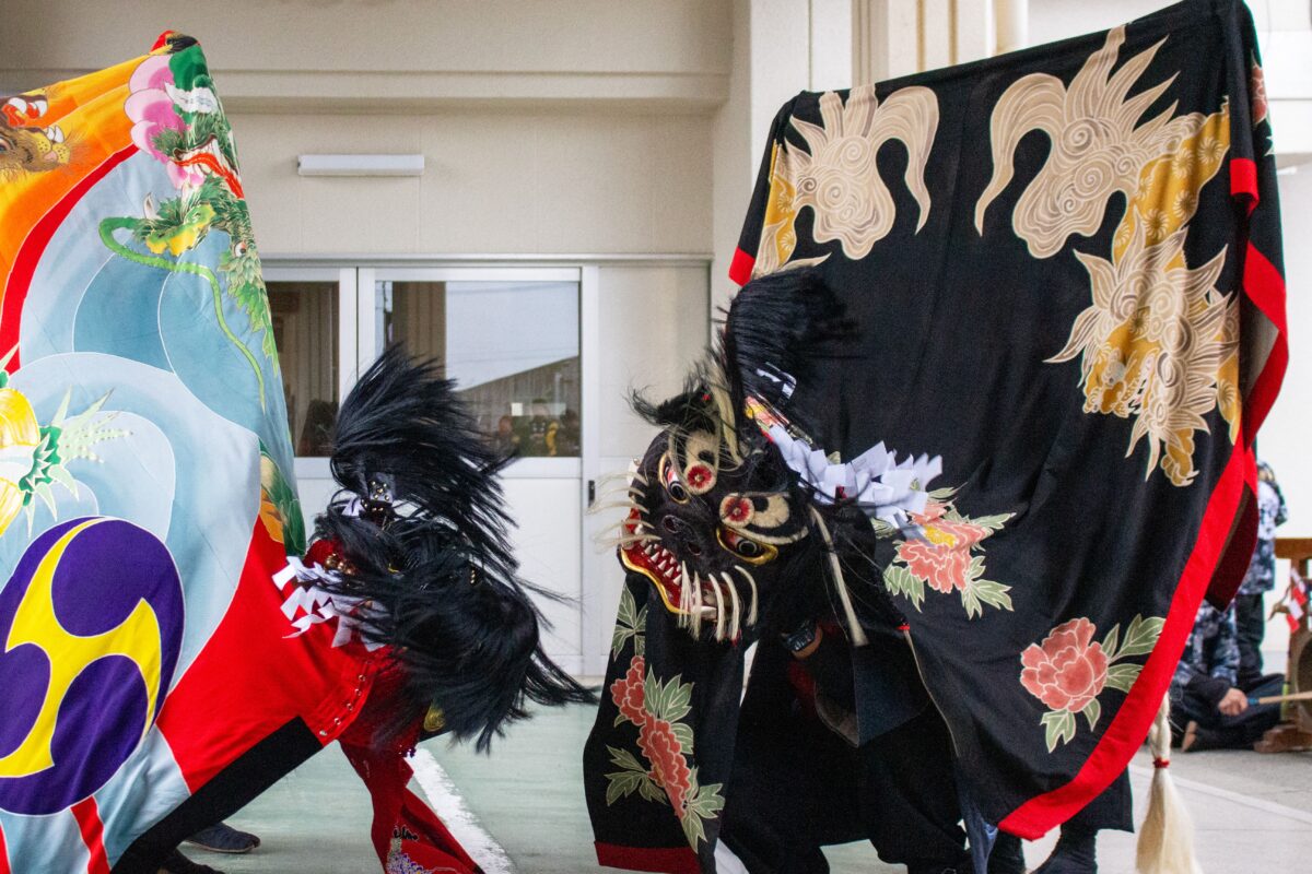 2023年 第39回四箇地区文化祭 演舞2回目 上小原獅子組