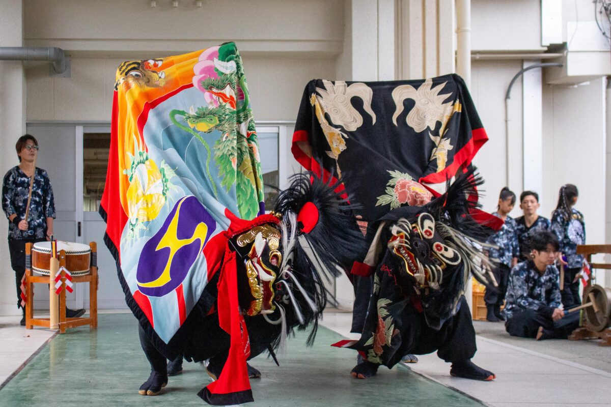 2023年 第39回四箇地区文化祭 演舞2回目 上小原獅子組