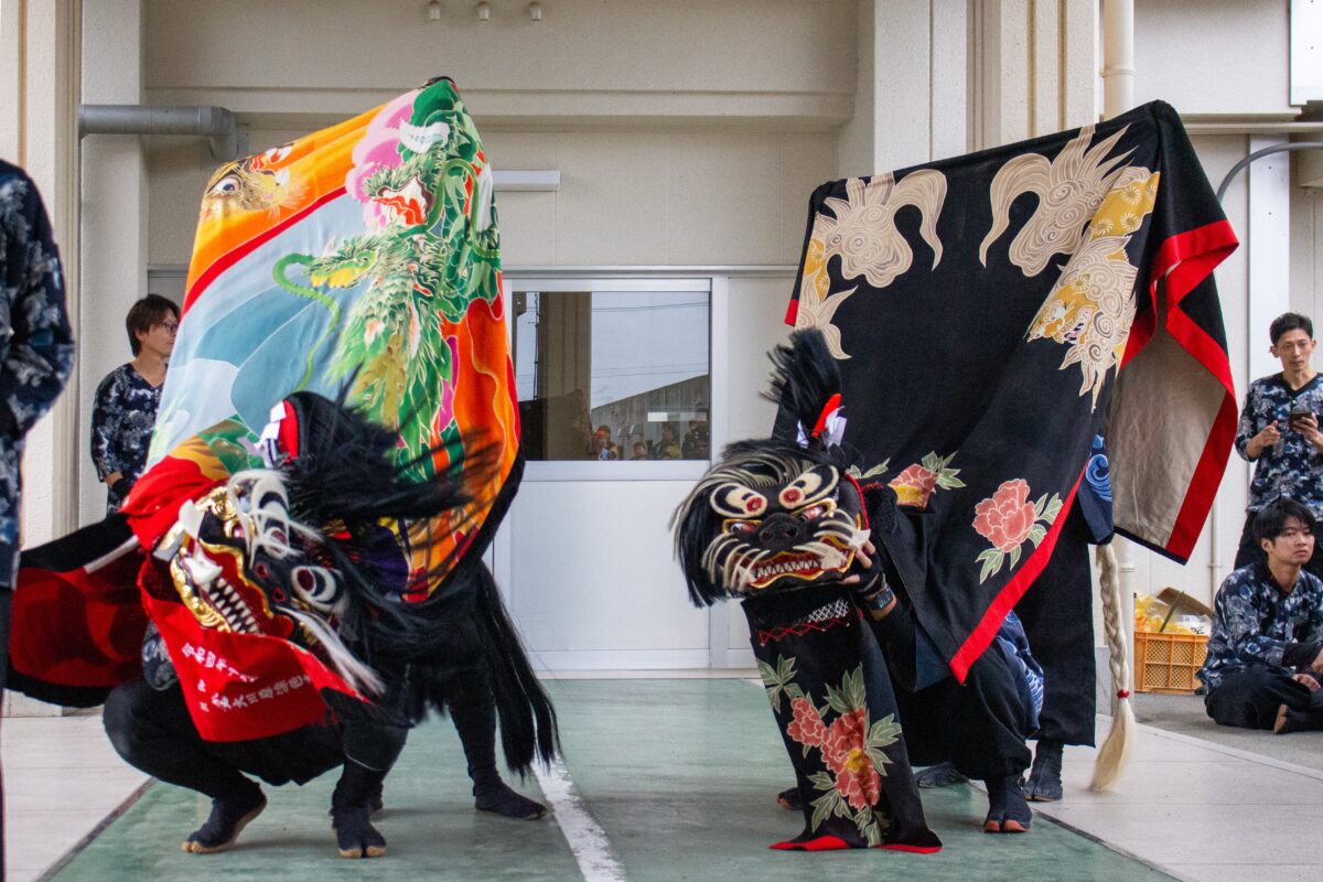 2023年 第39回四箇地区文化祭 演舞2回目 上小原獅子組
