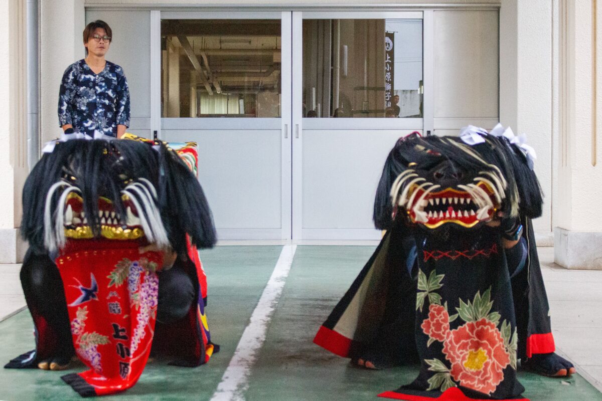 2023年 第39回四箇地区文化祭 演舞2回目 上小原獅子組