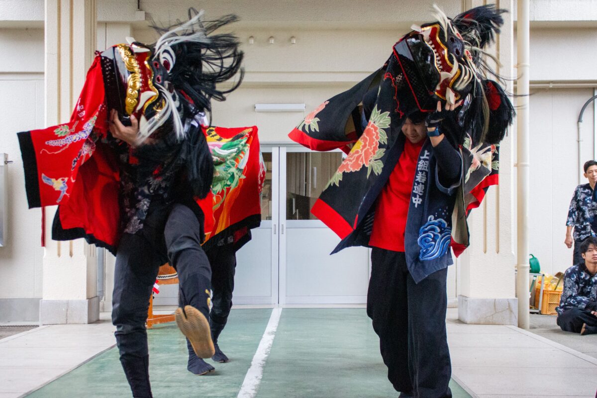 2023年 第39回四箇地区文化祭 演舞2回目 上小原獅子組