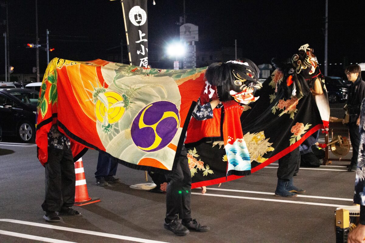 2023年 マルナカ多度津店 秋祭り ヘンド獅子 上小原獅子組