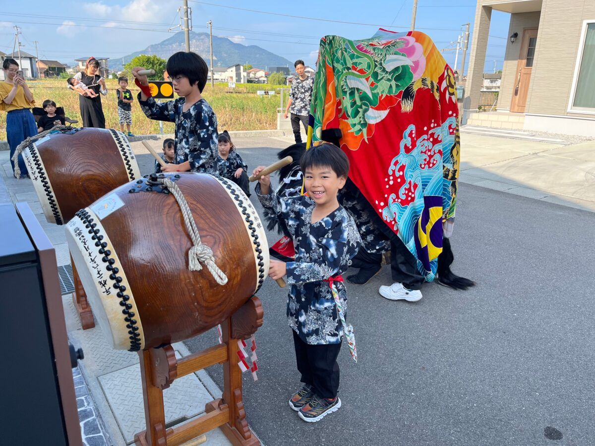 2023年 多度津町山階 秋祭り 村遣い 上小原獅子組