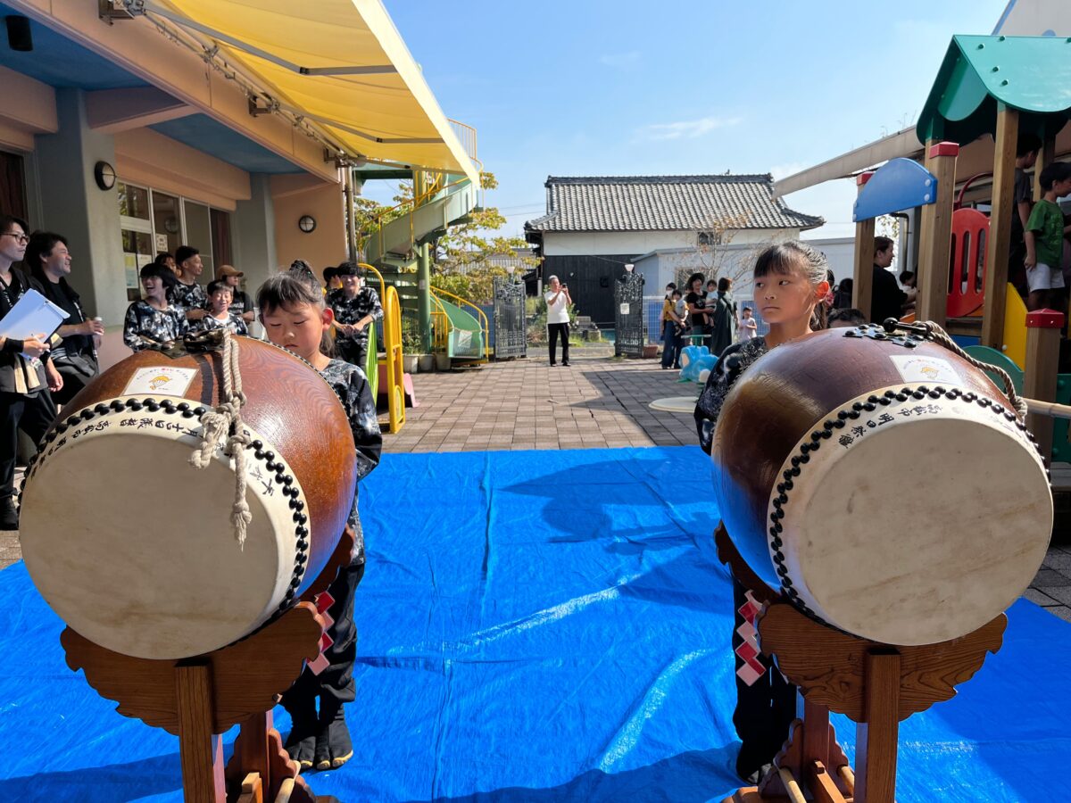 2023年 三井保育所 秋祭り ヘンド獅子 上小原獅子組