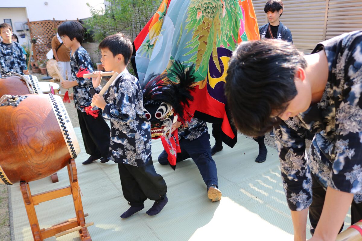 2023年 多度津町山階 秋祭り 村遣い 上小原獅子組