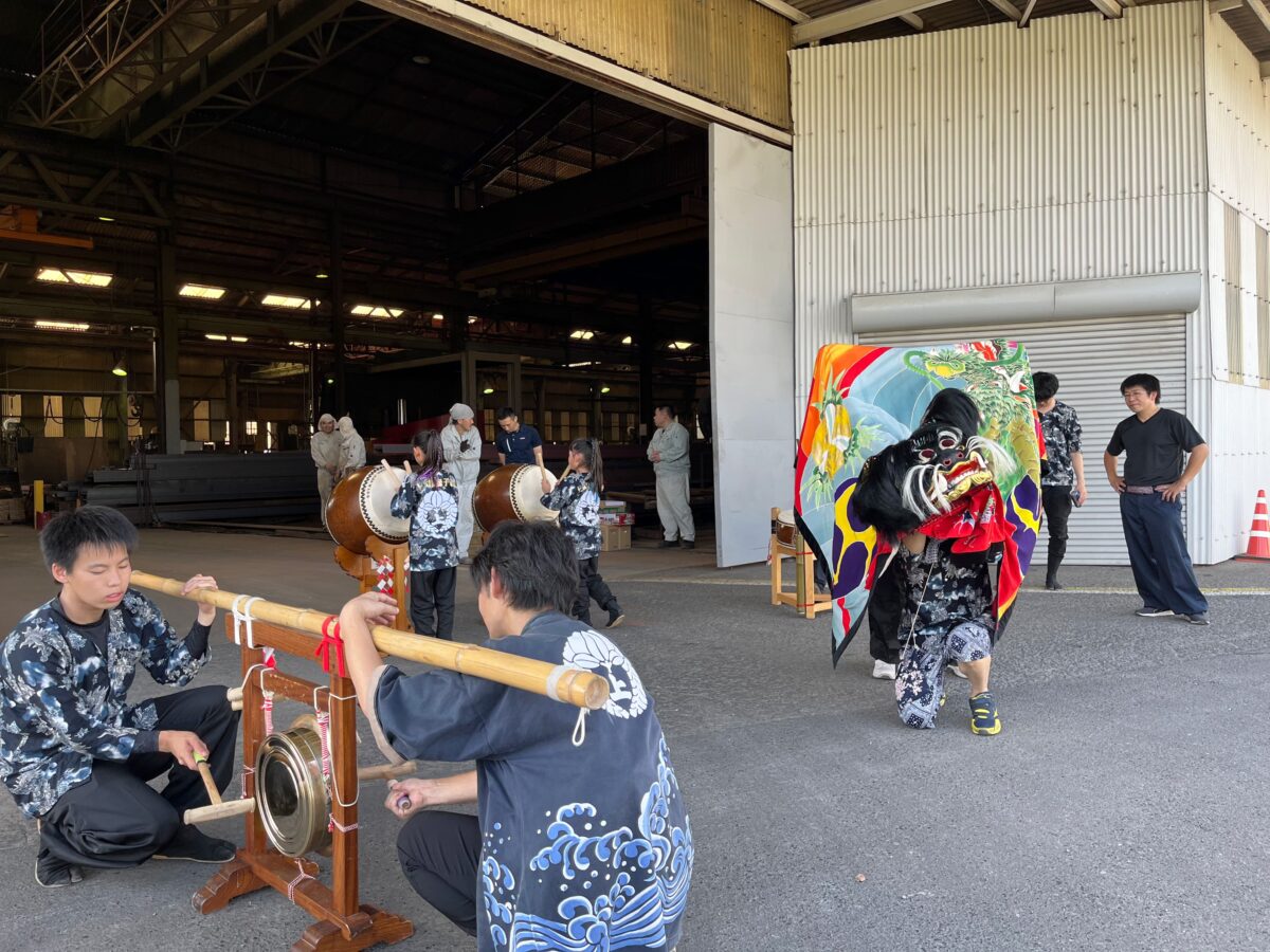 2023年 金井工業 秋祭り ヘンド獅子 上小原獅子組