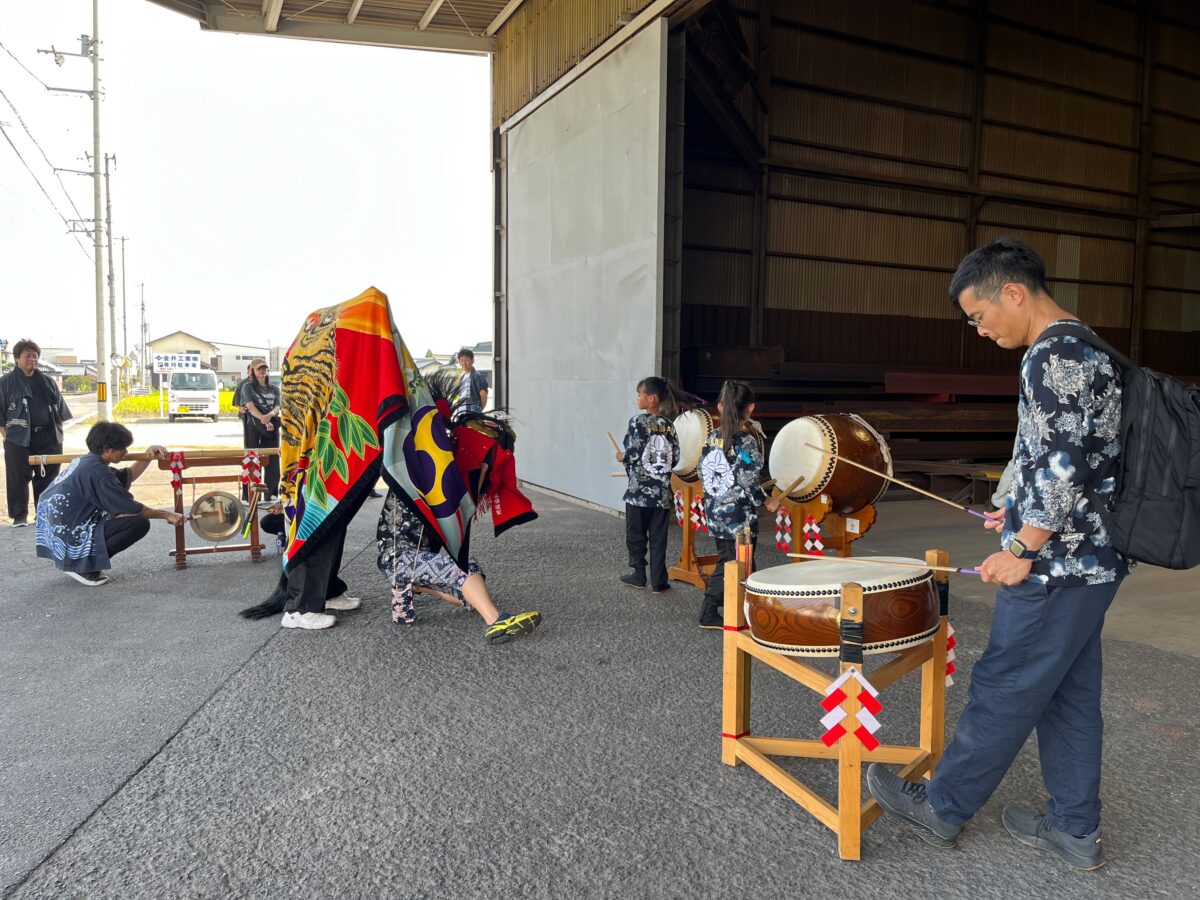 2023年 金井工業 秋祭り ヘンド獅子 上小原獅子組