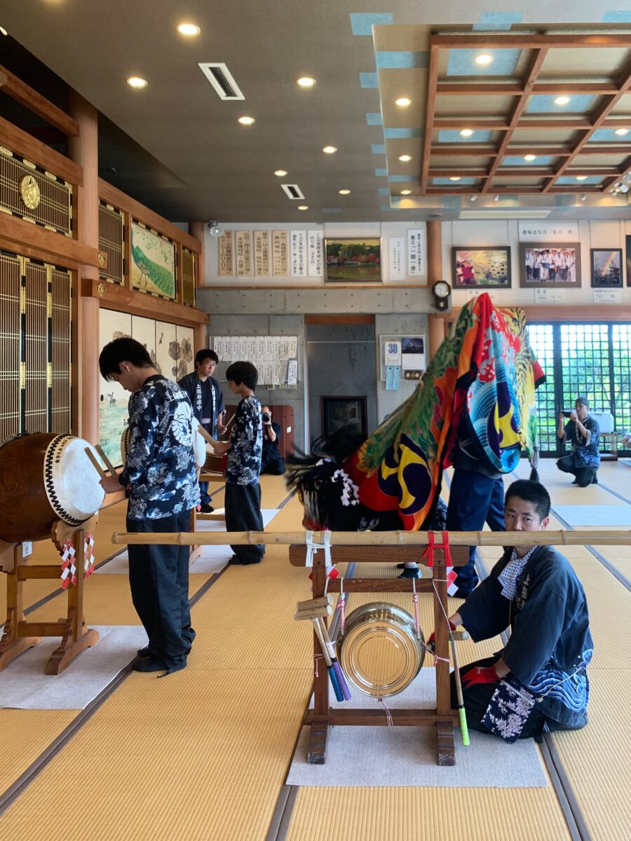 2023年 円通寺 秋祭り ヘンド獅子 上小原獅子組