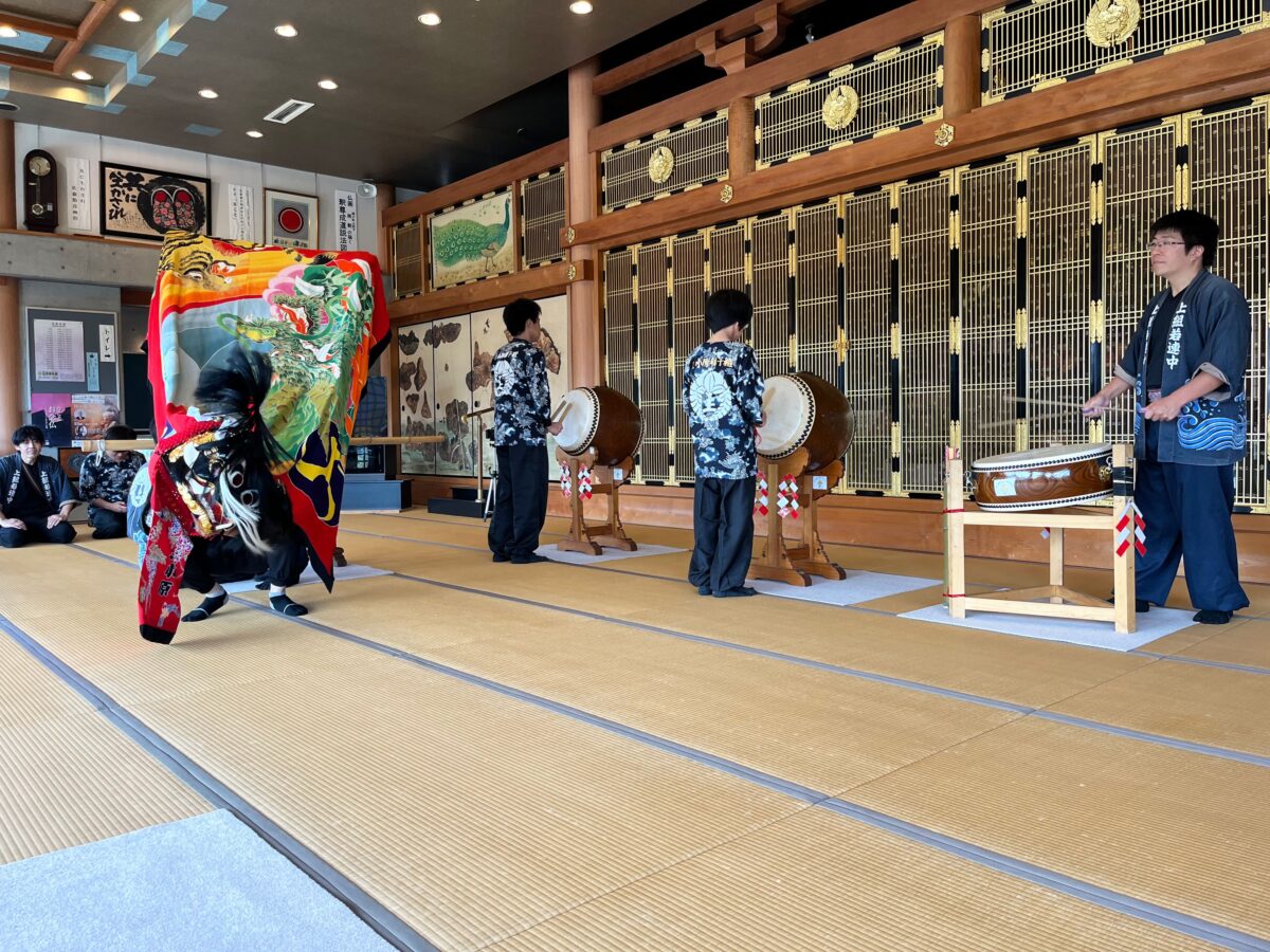 2023年 円通寺 秋祭り ヘンド獅子 上小原獅子組