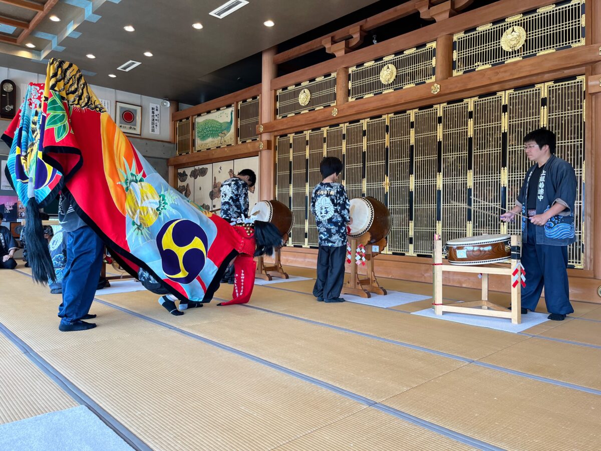 2023年 円通寺 秋祭り ヘンド獅子 上小原獅子組