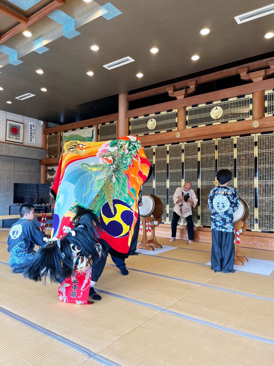 2023年 円通寺 秋祭り ヘンド獅子 上小原獅子組