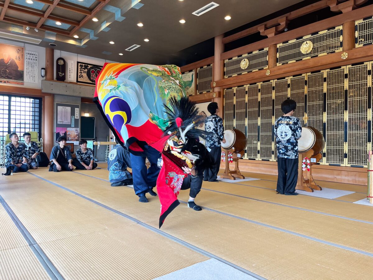 2023年 円通寺 秋祭り ヘンド獅子 上小原獅子組