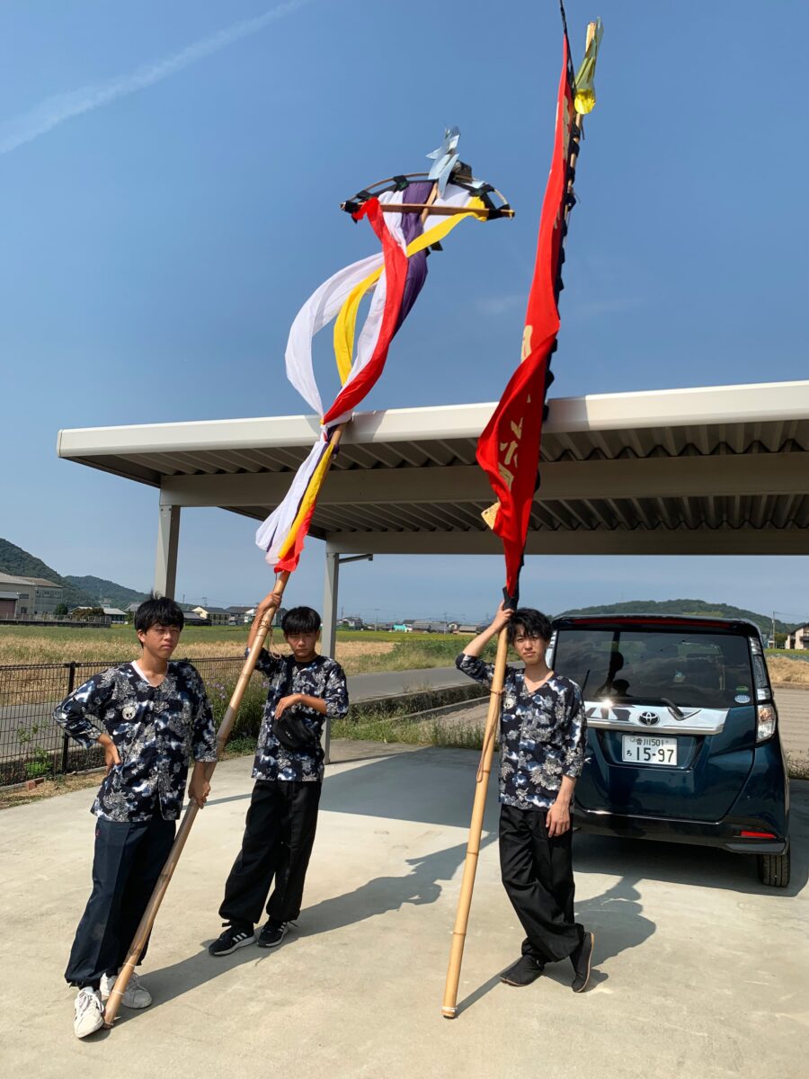 2023年 多度津町山階 秋祭り 村遣い 上小原獅子組