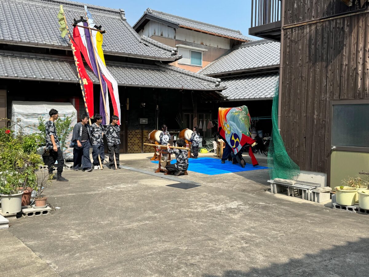 2023年 多度津町山階 秋祭り 村遣い 上小原獅子組