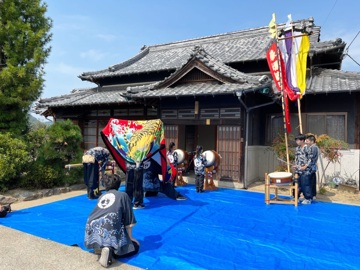 2023年 多度津町山階 秋祭り 村遣い 上小原獅子組