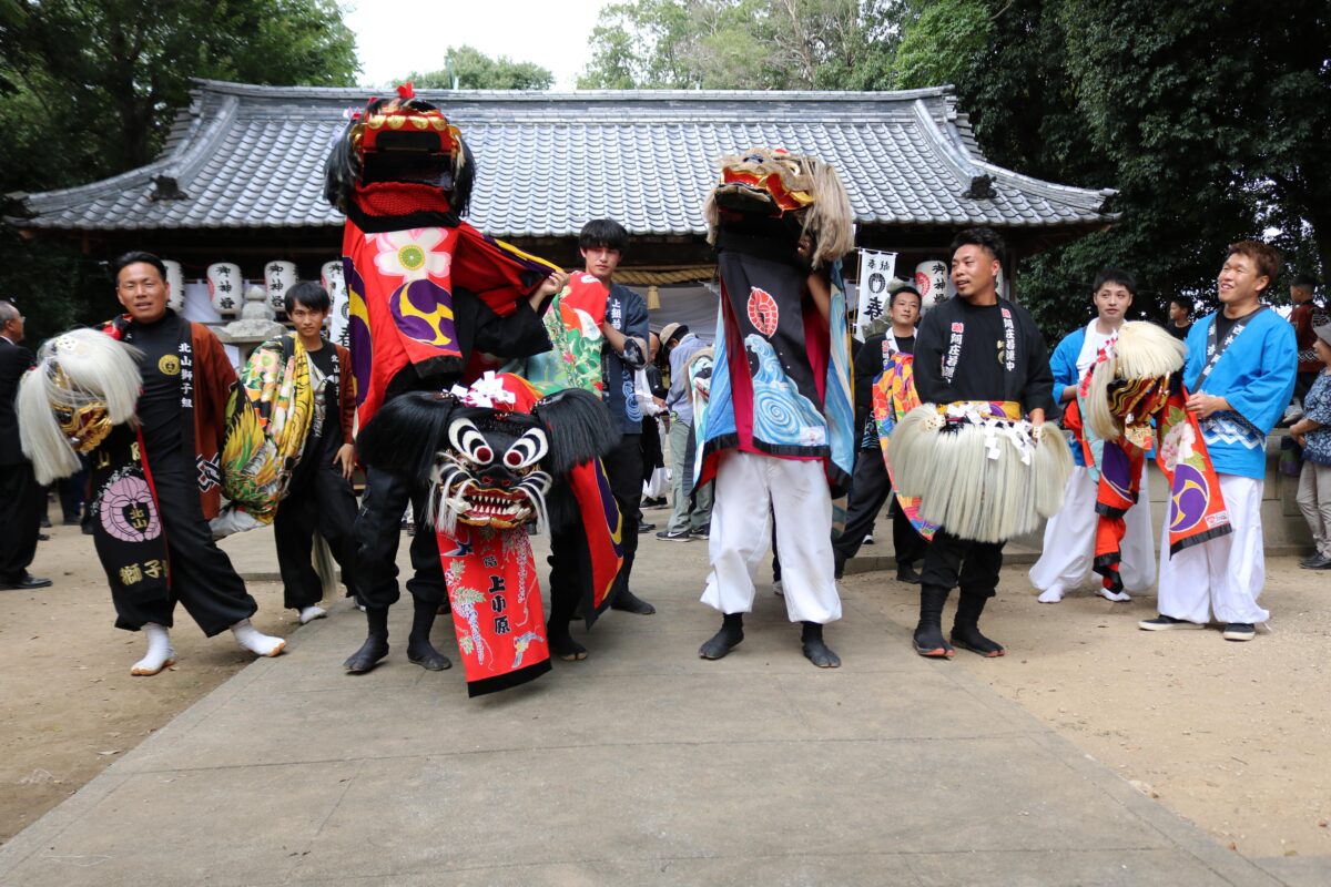 2023年 多度津町山階・春日神社 秋季例大祭 記念 山階獅子組