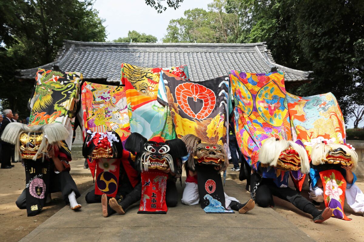 2023年 多度津町山階・春日神社 秋季例大祭 記念 山階獅子組