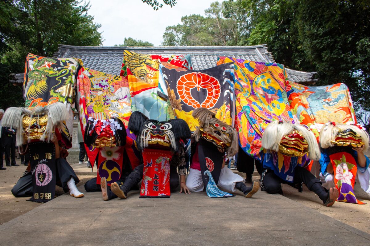 2023年 多度津町山階・春日神社 秋季例大祭 記念 山階獅子組