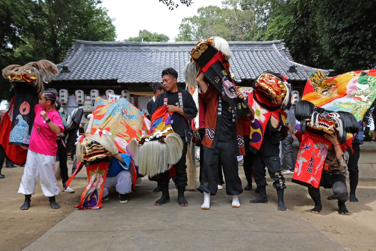 2023年 多度津町山階・春日神社 秋季例大祭 記念 山階獅子組