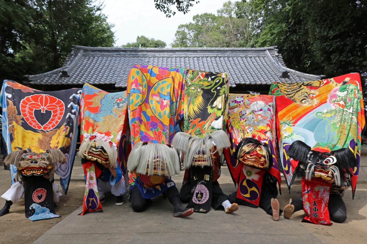 2023年 多度津町山階・春日神社 秋季例大祭 記念 山階獅子組