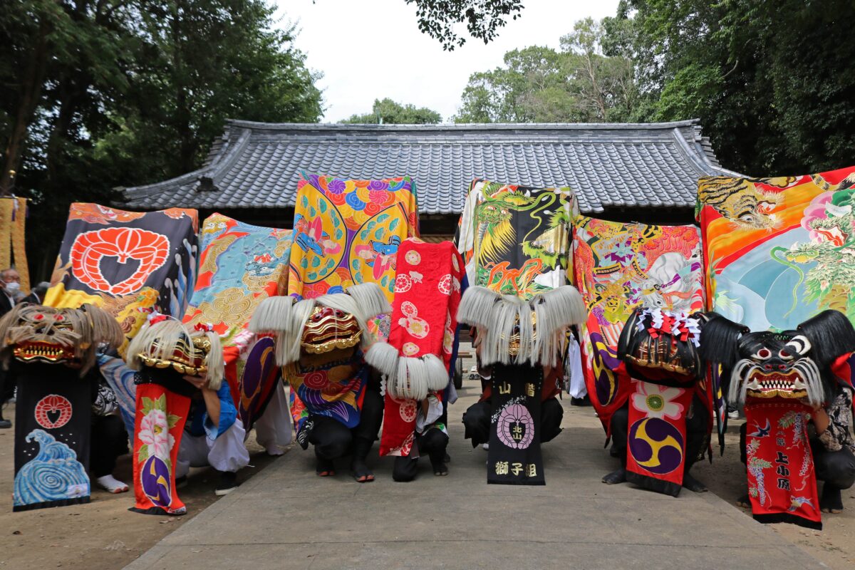 2023年 多度津町山階・春日神社 秋季例大祭 記念 山階獅子組