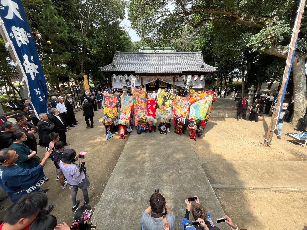 2023年 多度津町山階・春日神社 秋季例大祭 記念 山階獅子組