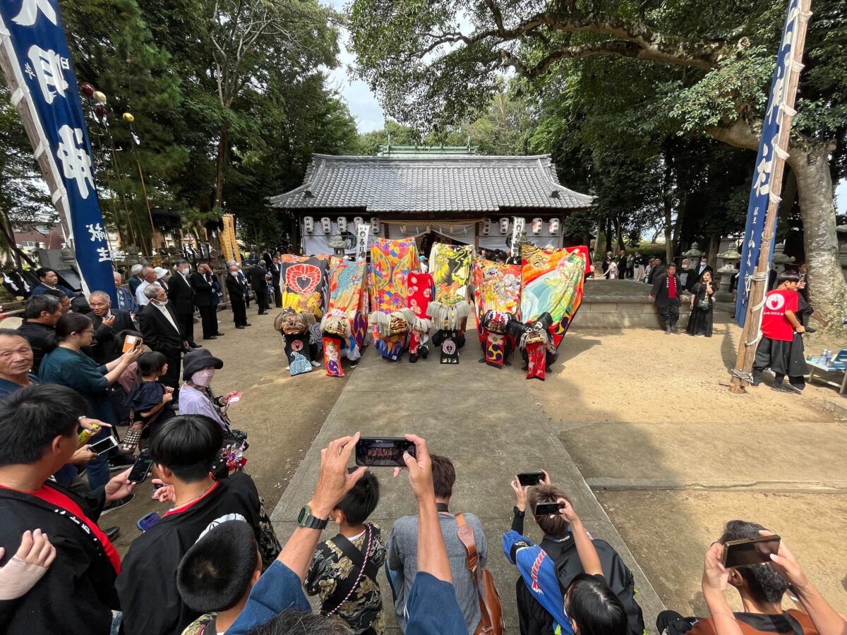 2023年 多度津町山階・春日神社 秋季例大祭 記念 山階獅子組