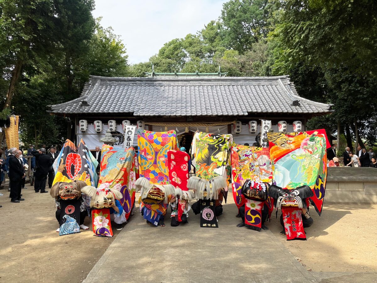2023年 多度津町山階・春日神社 秋季例大祭 記念 山階獅子組