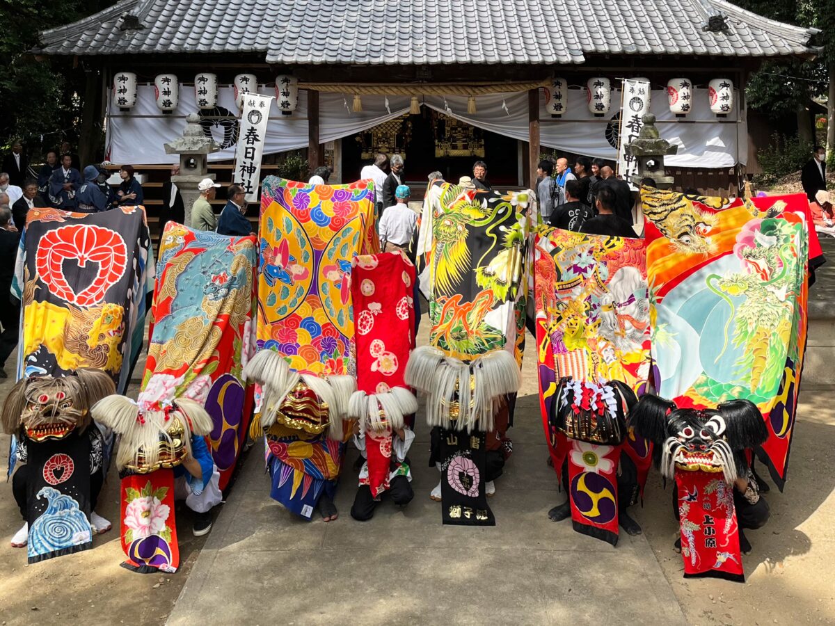 2023年 多度津町山階・春日神社 秋季例大祭 記念 山階獅子組